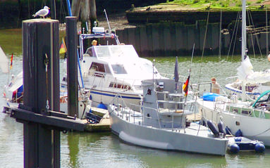 Cuxhaven Inner Harbour, Lower Saxony, August 2009
